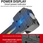 Double-Sided COB 90-Degree Folding Work Light Magnet With Hook Maintenance Light - Image 5