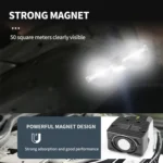 Double-Sided COB 90-Degree Folding Work Light Magnet With Hook Maintenance Light - Image 9