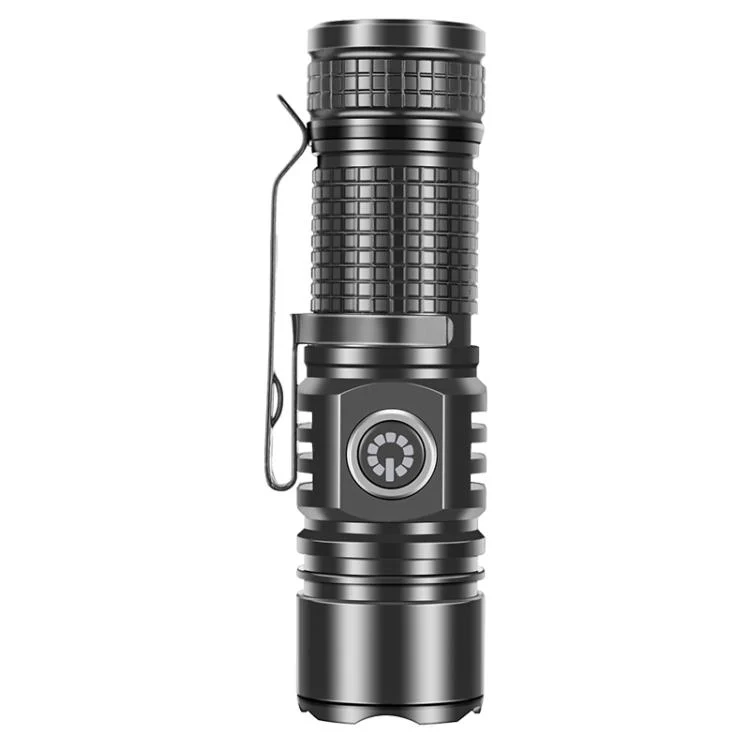 Mini TYPE-C Rechargeable White Laser LED Strong Light Long-Range Flashlight