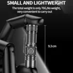 Mini TYPE-C Rechargeable White Laser LED Strong Light Long-Range Flashlight - Image 10