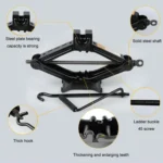 Car Labor Saving Hand Cranked Lever Stand Scissor Jacks - Image 6