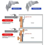 RUITOOL Stainless Steel Push Quick Drawer Clamp Adjustable Telescopic Woodworking Fixture Clamps - Image 5