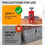 RUITOOL Cabinet Door Installation Locator Aids Adjustable Rebounder Punched Mounting Jig Leveling Device - Image 14