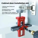 RUITOOL Cabinet Door Installation Locator Aids Adjustable Rebounder Punched Mounting Jig Leveling Device - Image 3