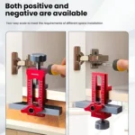 RUITOOL Cabinet Door Installation Locator Aids Adjustable Rebounder Punched Mounting Jig Leveling Device - Image 7