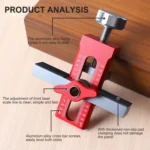 RUITOOL Cabinet Door Installation Locator Aids Adjustable Rebounder Punched Mounting Jig Leveling Device - Image 10