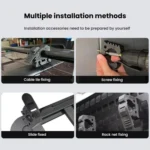 2pcs Outdoor Quick-Release Rubber Clamp Shovel Fixing Clip For Off-road Vehicle Luggage Rack Mounting Buckle - Image 8