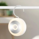 LED Motion Sensor Light With Hidden Hook Adhesive Pads and Magnet