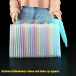 A4 Accordion File Organizer Expanding File Folders For Storage And Organization - Image 3