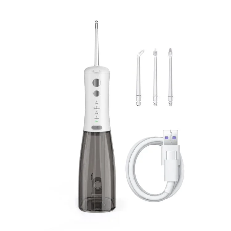 TBD0605801701A.webp F500 IPX7 Waterproof 350ml Rechargeable Portable Handheld Pulse Electric Flosser - Image 1
