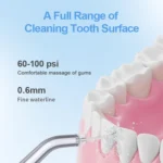 F500 IPX7 Waterproof 350ml Rechargeable Portable Handheld Pulse Electric Flosser - Image 4