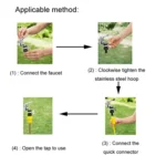 For Karcher Car Washer Gardening Accessories 4 / 5 Point Universal Faucet Adaptor - Image 5