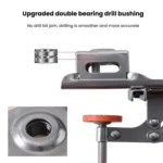 RUITOOL Stainless Steel Hinge Puncher Locator Adjustable Margin Quick Jig Woodworking Closet Door Hinge Punching Tool - Image 7