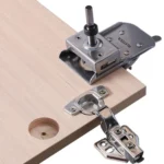 RUITOOL Stainless Steel Hinge Puncher Locator Adjustable Margin Quick Jig Woodworking Closet Door Hinge Punching Tool - Image 10