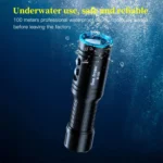 Sea Frogs  SF-L03 100m/325FT IPX8 Underwater Video Light 1000 lm Diving Flashlight - Image 3
