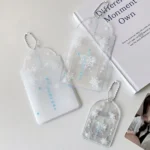 Hisocute Snowflake PVC Card Holder 1 inch 2 inch 3 inch Star Small Card Pendant Photo Case - Image 3