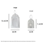 Hisocute Snowflake PVC Card Holder 1 inch 2 inch 3 inch Star Small Card Pendant Photo Case - Image 5