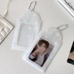 Hisocute Snowflake PVC Card Holder 1 inch 2 inch 3 inch Star Small Card Pendant Photo Case - Image 6