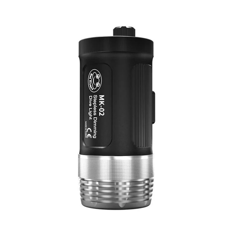 Sea Frogs MK-02 100m Depth Waterproof Diving Flashlight 6000LM Strong Light 6 Light Modes