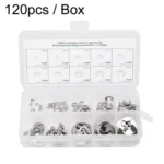 M1.5-M10 304 Stainless Steel E-Type Open Retaining Ring Kit