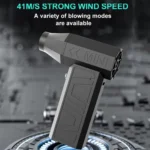 90000RPM 41m/s Mini Brushless Motor Turbo Jet Fan With Magnetic Suction Nozzle - Image 2
