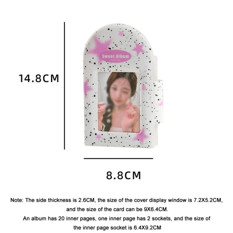 TBD06058090_B2.webp Hisocute Square Snap Album Girls 3 inch Postcards Album Holder Student Polaroid Collect Organizer - Image 3