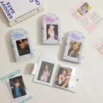Hisocute Square Snap Album Girls 3 inch Postcards Album Holder Student Polaroid Collect Organizer - Image 5