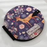 Wooden Round Photo Album Memorial Album Kids Growth Photobooks Cartoon DIY Scrapbook