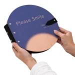 Wooden Round Photo Album Memorial Album Kids Growth Photobooks Cartoon DIY Scrapbook - Image 11