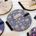 Wooden Round Photo Album Memorial Album Kids Growth Photobooks Cartoon DIY Scrapbook - Image 4