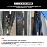 Caravan Door Hinges For Fifth Wheels Travel Trailers and Motorhomes - Image 7