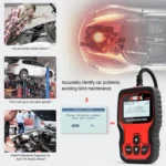Ancel VD500 For Volkswagen / Audi / Skoda / Seat Automotive Diagnostic Scan Tool - Image 5