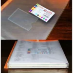 2pcs /Pack A4 Transparent Plastic File Folder 11-hole Loose-leaf Pocket with Snap Closure - Image 6