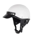 Motorcycle Helmet Brim Retro 3-Button Helmet Visor Sunshade Protection Half Helmet Hat Brim - Image 2