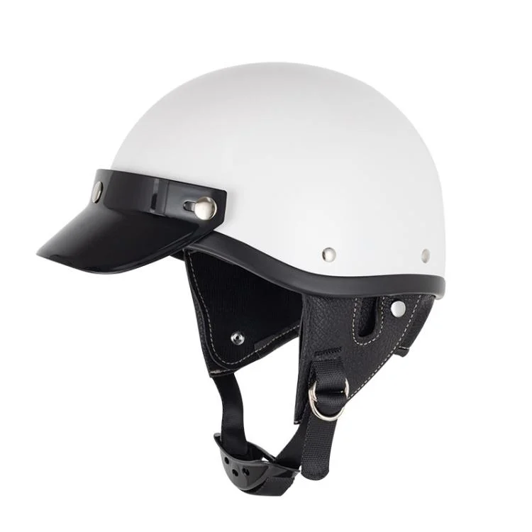 TBD06058152_B1.webp Motorcycle Helmet Brim Retro 3-Button Helmet Visor Sunshade Protection Half Helmet Hat Brim - Image 2