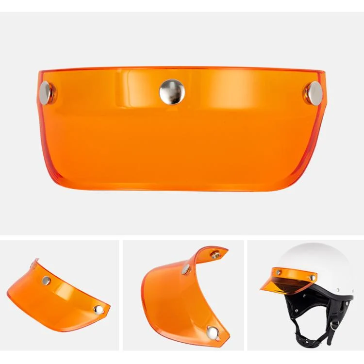 TBD06058152_B3.webp Motorcycle Helmet Brim Retro 3-Button Helmet Visor Sunshade Protection Half Helmet Hat Brim - Image 4