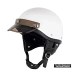 Motorcycle Helmet Brim Retro 3-Button Helmet Visor Sunshade Protection Half Helmet Hat Brim - Image 6