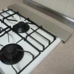 Stainless Steel Exhaust Vent Cover Gas Stove Cover Seasoning Rack Oil Splash Guard - Image 5