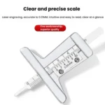 0-50mm Stainless Steel Tire Tread Depth Gauge - Image 3