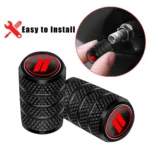 2 Sets Car Modification Aluminum Tire Valve Caps - Image 3