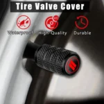 2 Sets Car Modification Aluminum Tire Valve Caps - Image 6