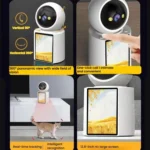 WiFi Two-Way Video Call Smart Panoramic Camera With 2.8-Inch Screen Supports Voice Wake-Up And One-Button Calling - Image 5