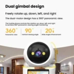 WiFi Two-Way Video Call Smart Panoramic Camera With 2.8-Inch Screen Supports Voice Wake-Up And One-Button Calling - Image 8