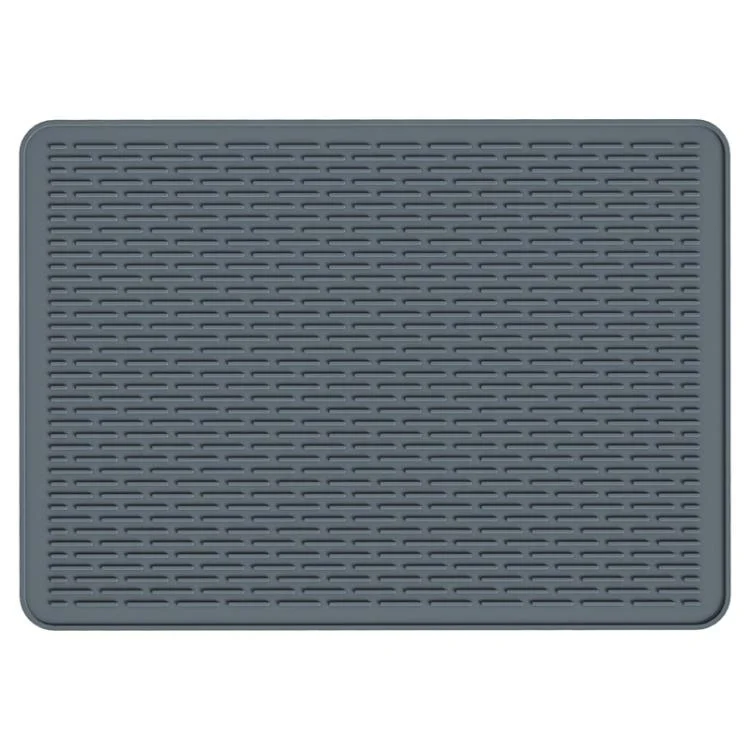 Large Silicone Stovetop Protective Mat Kitchen Countertop Dish Drainage Stain Prevention Pad