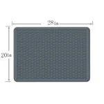 Large Silicone Stovetop Protective Mat Kitchen Countertop Dish Drainage Stain Prevention Pad - Image 2
