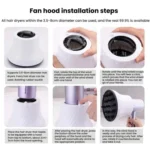 Universal Hair Diffuser Hair Dryer Air Hood Blow Curling Hair Styling Artifact Hair Drying Hood - Image 10