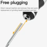 MaAnt D2 Rechargeable Speed Regulating Electric Grinding Pen Small Sanding Machine With 7 Sanding Heads - Image 10