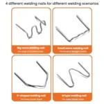 Car Bumper Welding Plastic Welding Tools Welding Wire Patch Nail Hot Stapler Repair Welder - Image 6