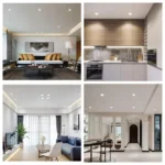 RGB+White Light Ceiling Lamp Round Recessed Dimmable Ceiling Light With Remote Controller - Image 5