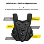 SULAITE Motocross Armor Vest Motorcycle Rider Chest Protection Equipment Racing Anti-Fall Armor Protector - Image 3